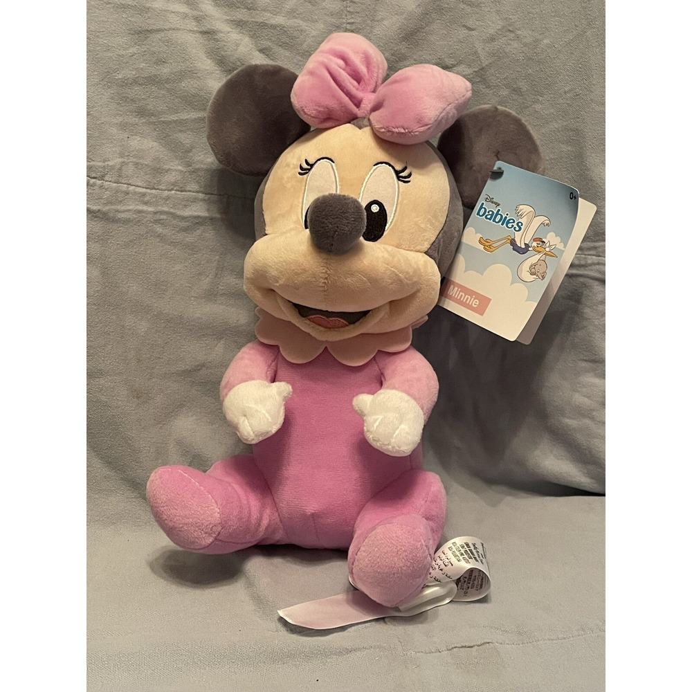 NEW Walt Disney Babies Minnie Mouse Pouch Blanket w/ Figaro Plush Stuffed Toy - Picture 5 of 6